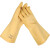 三蝶（sandie） 工业橡胶手套 耐酸碱劳保手套 加厚B型 50付(一箱) 米黄色 长36cm