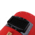 电焊防护面罩红钢纸手持式加厚焊工焊接氩弧焊手把式焊帽防火星 加厚红钢纸     黑色+透明
