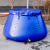 便携可折叠大容量储水罐pvc软体水袋户外农用加厚移动蓄水池 3吨2.5*1.4*1 蓝色水罐
