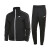 NIKE 耐克春秋新款男子户外运动休闲套装 时尚立领拉链外套长裤黑色T 黑色(请参考尺码表) XL