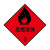 稳斯坦 WST4017 货车运输危险品标识牌 铝板警示货物化学有毒液体有害气体标识贴 注意安全