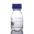 Duran杜兰 schott肖特瓶螺口蓝盖瓶透明透明丝口蓝盖试剂瓶25 50 100 250 500 250ml肖特瓶