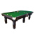 SB FDTQ中式黑八台球桌 硬木邦 石板 澳毛台呢 胶条弹性好 一台装 企业定制