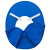 星工（XINGGONG）遮阳帽 建筑工地工程施工安全帽防晒套板大帽檐透气防晒帽 蓝色