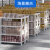 迪睿 DYRI 仓储多层落地超市展示架置物架铁架子角钢储物架轻型货架（副架）1200*400*2000H/四层 150KG