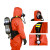憬芊正压式自给消防空气呼吸器RHZK6.8/30碳纤维气瓶认证呼吸器面罩 呼吸面罩