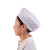 仁聚益工作帽纺织帽食品帽 涤良白卫生帽 纺织厂头部防护帽 女工帽定做 白色十顶