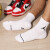耐克（Nike）男袜子女袜子夏季新款时尚运动潮流袜子篮球训练舒适跑步透气 SX5544-100/白色AJ中袜/三双装 S