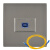 家恩（JIAEN）灰色sc光纤插座移动联通电信入户宽带SC光纤网线接口端口墙壁面板 灰色