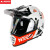 LS2拉力头盔双镜片拉力盔越野摩托车头盔男赛车全盔MX436 哑黑（新款） 3XL头围61-62