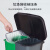 垃圾分类垃圾桶双桶商用大号厨房厨余带盖二合一户外三分类 60L三分类(有害.其他.可回收)