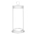 玻璃标本瓶90*180展示瓶广口磨砂实验室标本缸加厚透明玻璃样品瓶 45*60
