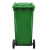 蓓尔蓝 户外垃圾桶大号 120L 加厚商用物业小区环卫塑料桶带盖果皮箱LJT2207 绿色