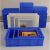 加厚周转箱塑料盒子长方形工具箱零件盒收纳盒螺丝物料盒配件盒 10号灰150*95*55特级加厚