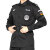 易美丽诺 LC0562 春秋酒店小区保安工作服安保服装 黑色 S码160cm