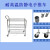 物料车镀铬手推车车间周转车线网架碳钢三层二层手推车 1060*609*1040mm二层