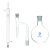 石油/水分测定器高硼硅厚料玻璃接收器接受器冷凝管烧瓶 水分测定器(配500ml烧瓶)