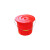 标燕 【21L有盖款】塑料手提水桶红色大小水桶带盖子耐摔ZTTST-1217