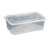 亿偌维 一次性餐盒 材质:PP 方形带盖透明 650ml 300套/箱