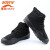 搏峰（BOVFN）劳保鞋 防滑耐磨高帮休闲鞋 男女通用 黑色 022高帮 44