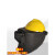 高空作业电焊面罩配安全帽式电焊帽氩弧焊头戴式面屏焊工专用可卸 拉簧变光面罩 编号13