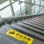 冰禹 BYlf-576 小心台阶地贴提示牌（7张） 楼梯安全温馨提示标语 标识牌指示牌30*10cm 顾客止步 7张