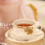 WEDGWOOD英国威基伍德王薇薇VeraWang灿金花园骨瓷咖啡杯下午茶杯碟套装 灿金花园杯碟套装