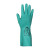 代尔塔DELTAPLUS201801经济型丁腈防护手套耐油脂耐磨食品加工业乳业机械工业防护手套绿色8码1箱