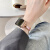 尚天适用华为watchfit2智能手表表带女生小众金属替换腕带fitnew细款 玫瑰金配闪白贝母 其它型号手表