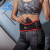 奥尼捷（AONIJIE）跑步手机腰包男女多功能运动隐形腰带贴身马拉松腰包 经典款-黑色M/L（含250ml水壶）
