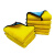 松叶森林  高密珊瑚绒双面洗车毛巾 30×30cm 黄色+蓝色 单条约72g 10条装