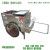 手推垃圾环卫车户外保洁小区物业400L塑料拉式不锈钢清洁回收铁桶 拱盖款+实心轮