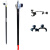 RTK对中杆GPS碳纤杆中海达思拓力华测原装通用测量杆手簿托架 通用三腿支架（加固款）