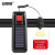 安赛瑞 应急自行车灯前灯强光手电筒 太阳能电子铃山地车灯 公路骑行装备配件 红色 311202