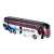 生日礼物仿真商务巴士合金豪华机场巴士模型大巴客车公交车玩具男孩开门定制款 豪华机场巴士 红色