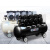 奥突斯空压机工业级无油打气泵220v大型高压泵压缩机 白色经典款4X1100W-160L加购送
