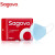 Sagovo 一次性口罩 灭菌型3D立体折叠口罩防尘防飞沫 耳带式 蓝色 10只装