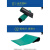 巧姨 静电台垫防滑耐高温橡胶垫绿色胶皮桌布工作台垫实验室维修桌垫 亚光绿黑色1.2米*5米*2mm