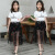 井柏凝女童套装夏季中大儿童韩版洋气短袖网纱半身裙子女孩时尚两件套 粉衣黑裙 独角兽 150cm