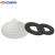 佰瑞特   尼龙垫片塑料绝缘平垫圆形塑胶垫圈橡胶螺丝平垫圈 M10*20*2.0【20个】黑色 