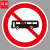 谋福（CNMF）交通标志指示牌 停车场标识牌可定制【禁止大型客车通行-贴反光膜雕刻（加铝槽和抱箍）】