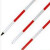 工程测量用花杆经纬仪活接铝合金活节标尺标杆红白杆标记杆2/5 5米活节加固耐磨