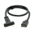 CY 台式机挡板线USB-C Type C母转前置USB 3.1华硕Z270延长线 USB-C母 0.5m