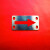 新款铝红色箭头标牌不锈钢标识牌丝印水泵电设备铭牌 1个厚不锈钢腐蚀2*5cm