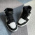 耐克（NIKE）AJ男鞋女鞋Air Jordan AJ1 休闲篮球鞋复古运动板鞋 555088-108黑灰脚趾 41