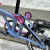 适用于扶摇 H&H 适用brompton小布折叠自行车配件改装铝合金座杆坐管夹 樱花粉