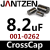 丹麦Jantzen 400V Cross发烧级分频器耦合电容音频0.33uF~330uF 0 8.2uF/400V/一只