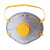 Kn95杯型口罩头戴式防尘活性炭透气呼吸阀防工业粉尘打磨防护 灰色活性炭杯型有阀40只