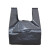 超厚款黑色背心袋 海鲜龙虾袋加厚垃圾袋手提塑料袋水产袋装鱼袋子 蓝色 #1#
