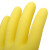 克林莱泰国进口手套天然乳胶手套内层植绒防护手套